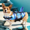 Dog Life Jacket,Cute Shark Dog Life Vest for Swimming Boating