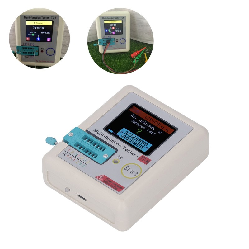 Transistor Meter High Accuracy LCD Display Automatic ESR Tester for
