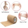 KISEER 30 Pack 2"x5Yd Self Adhesive Bandage Wrap Rolls