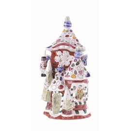 Blue Sky Clayworks 928127HG Christmas Nutcracker Suite Hotel, 11.5-inch Height