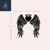 Angel Heart with Wings - Temporalis® Tattoo | Ephemeral, Vegan