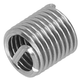 Inserciones de Rosca de 100 Piezas, Inserciones de Rosca M6, Inserciones de Rosca, Reparación de Roscas, Herramienta de Reparación de Hardware de Acero Inoxidable(2D)