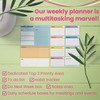 A4 Weekly Planner Pad – 52 sheet undated desk organiser