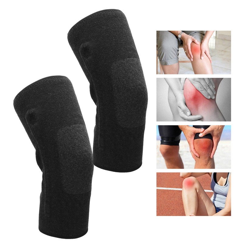2pcs Knee Braces Graphene Warm Protective Prevent Slip Knee Compression