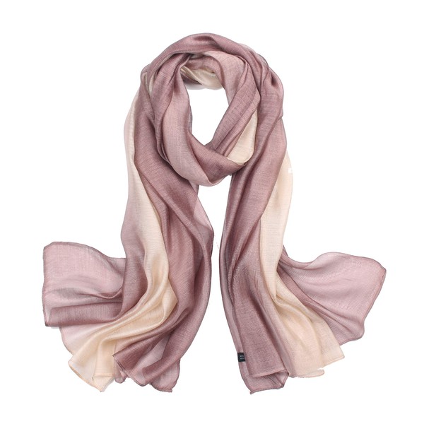 Sawekin Women's Summer Scarf / Stole, Colour Gradient Design, for