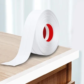 Storystore Wall Corner Protector Moulding Trim 2.4 in x 23 Ft,Peel and Stick Corner Moulding Trim, Self Adhesive Corner Guards Edge Protector for Wall Edge Corner, Countertop,White