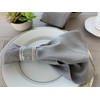 Eight Owls Linen Napkins – 100% Pure Stonewashed Linen Cloth