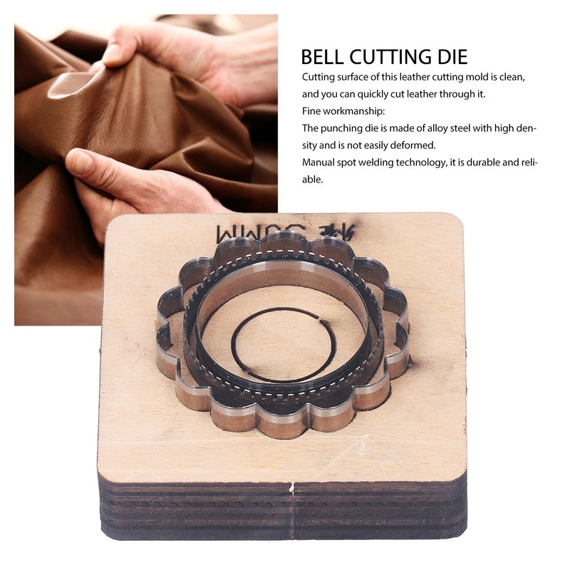 Leather Cutting Dies Sunflower Shaped 7.5x7.5x2.3cm Size 50mm Diameter Precise