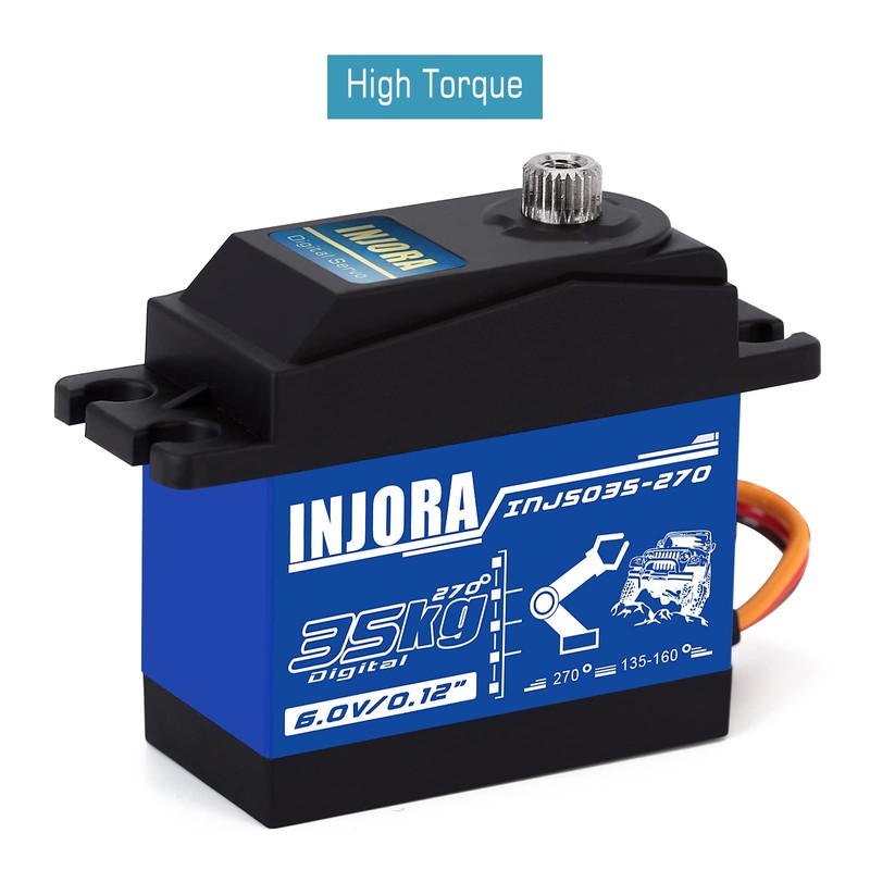 INJORA Servo 35KG High Torque Servo for RC Car Models