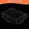 PATIKIL Acrylic Box with Lid 7.87" x 5.91" x 1.97",