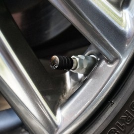 GRAPHICS & MORE Bigfoot Sasquatch Walking in The Woods Tire Rim Wheel Aluminum Valve Stem Caps