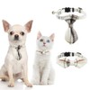 TTPSRY Pack of 2 Cat Collars with Bells Removable Adjustable