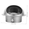 FUNOMOCYA Decorative Air Vent Covers Wall Stainless Steel Vent Cap