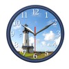 PondTech Lighthouse 8" Wall Clock with Sea Gull Sound and