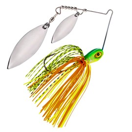 Reaction Tackle Spinner Bait - 3/8 oz Hot Tiger (3 Pack)