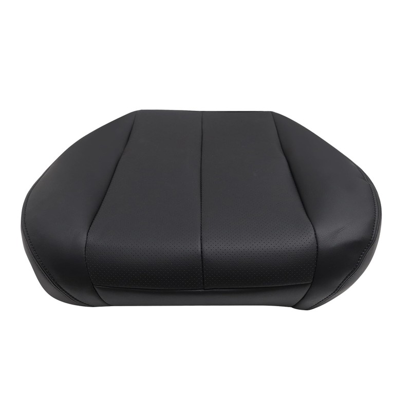 NLQR Front Driver Side Bottom Replacement Seat Cover Black Perforated