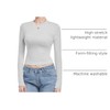Abonlen Long Sleeve Shirts for Women Crewneck Basic Tees T