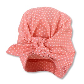 Sterntaler baby girl hat, coral