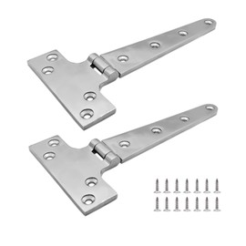 of Stainless Steel 316 Heavy Duty Marine Grade T Hinge 4in,6in 8in Long cast Strap Hinge