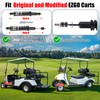 2 Packs Front and Rear Golf Cart Shock Absorbers Replacement