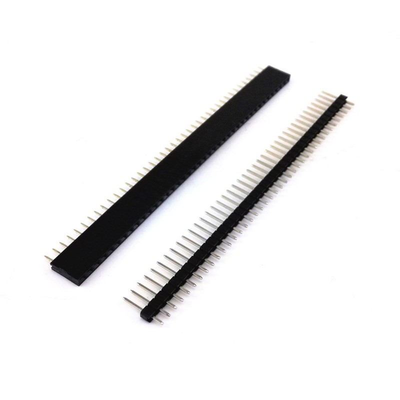 Honbay 40pcs 40 Pin Single Row Male and Female Pin