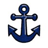 Café Viereck ® Anchor Navy Patch Embroidered with Velcro -