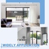 uxcell 4Pcs Curtain Hanging Wheel, Window Track Rollers Smoothly Bearing