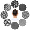 Waydress 8 Pcs Ballet Hair Net Bun Cover Invisible Elastic