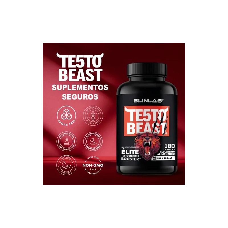 Testrol Vitaminas Para Hombres Testosterona Completo 180 Cap