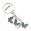 Blue Butterfly Keychain Butterfly Car Backpack Accessories for Women Girls