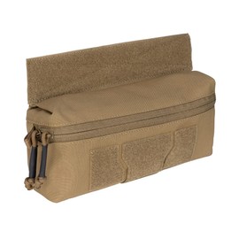 IDOGEAR Tactical Dump Pouch with Hook and Loop Panels for JPC CPC AVS Utility Tool Pouches (Coyote Brown)