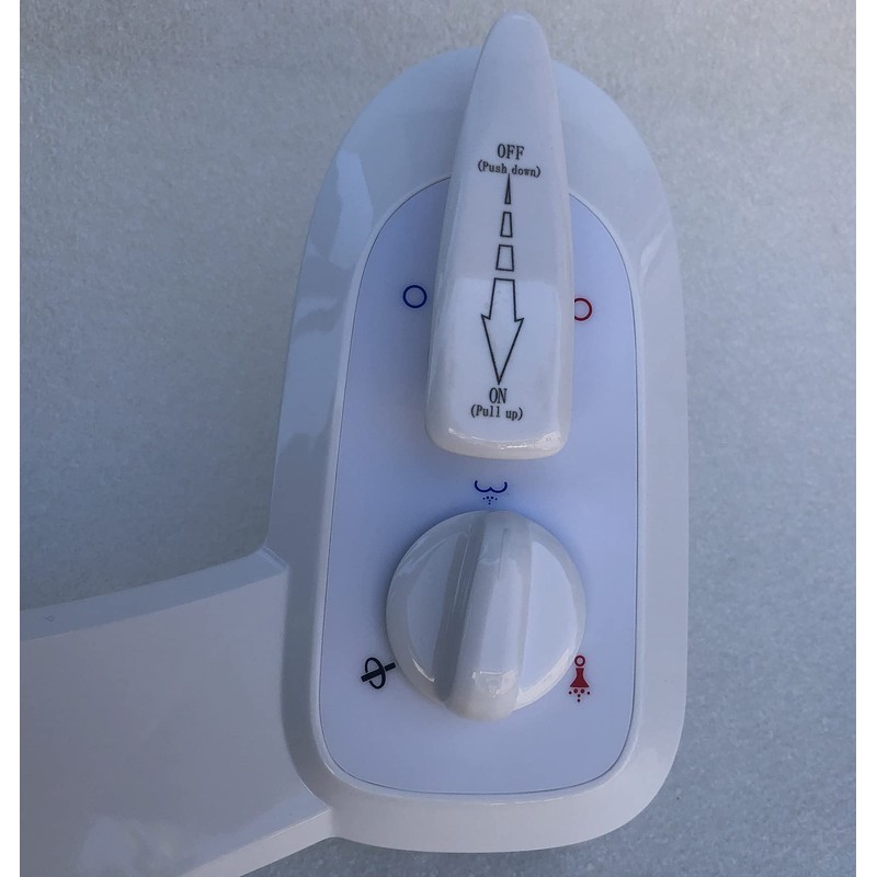 NuFlush Toilet seat bidet, Combination hot and cold water Bidet