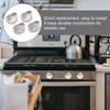 LICHUANUK 6 Pieces Universal Gas Cooker Knob 6 mm Metal