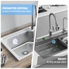 Sponge Holder, Sink Caddy for Scrub Sponges with Suction Cup