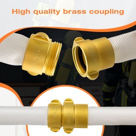 1.5 Inch Fire Hose, 1 1/2 Fire Hose 100 Ft with NST/NH Couplings, Fire Water Hose Used For Fire Fighting