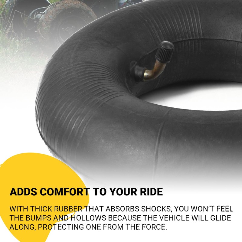 4.10/3.50-4 Heavy Duty Replacement Inner Tube with TR-87 Bent Valve