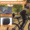 GRELiving Bicycle Saddle with Adjustable Backrest, Oversized Wide Bicycle Seat,