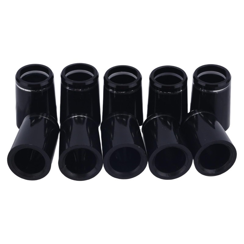 lasuroa 20pcs 370 Golf Tapered Ferrules, Black Golf Club Shaft