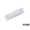TERF® 250mm X 75mm Traditional Type Silver Letter Postal Plate