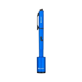 Olight Open Glow Blue Rechargeable Penlight, 120Lu LED, Green Laser, 2 Refills