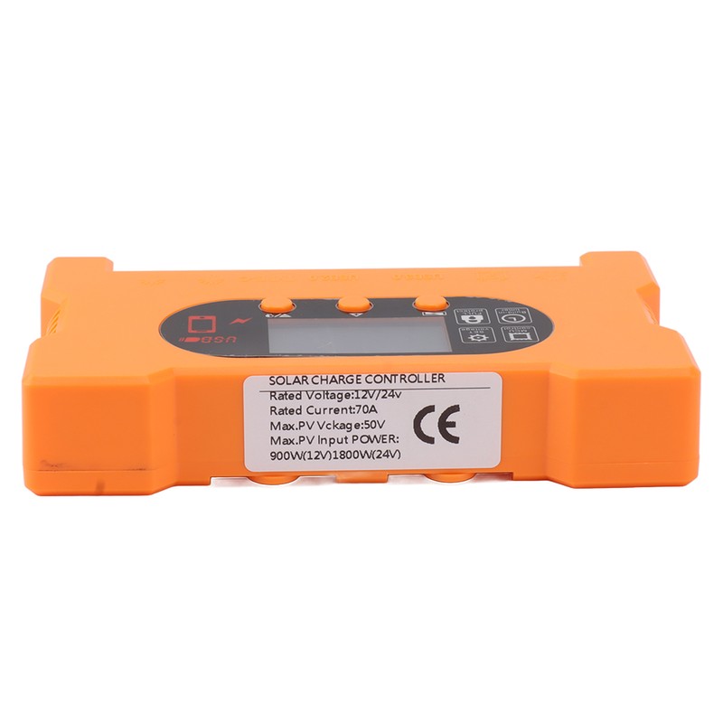 Solar Charge Controller Dual USB Type C Fast Charge Solar