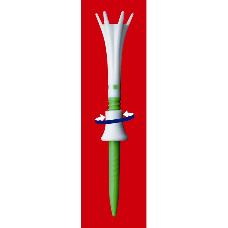 Daiya Golf TE-510A Tomahawk Tee, Long (Pack of 5), Tee