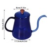 Coffee Kettle Glass Coffee Pot 600ML Coffee Drip Kettle Long