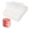 sourcing map 500 Pcs Unbleached Parchment Paper Baking Sheets Squares,