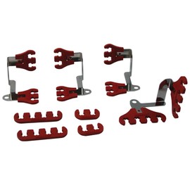 Moroso 72172 Wire Loom Kit in Red, Fits Small Block Chevy Engine