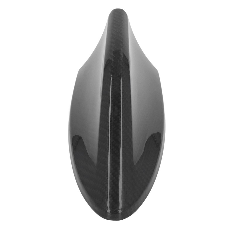 Shark Fin Antenna Cover Black Self Adhesive Carbon Fiber Decoration