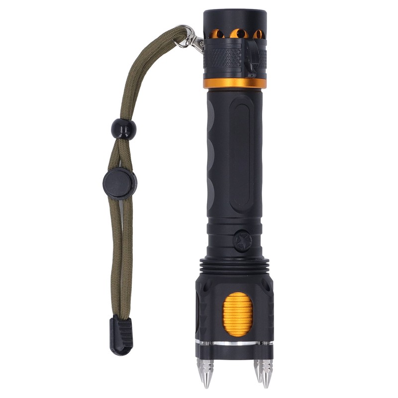 Rechargeable LED Flashlight Self Defense Super Bright Emergency Flashlight for