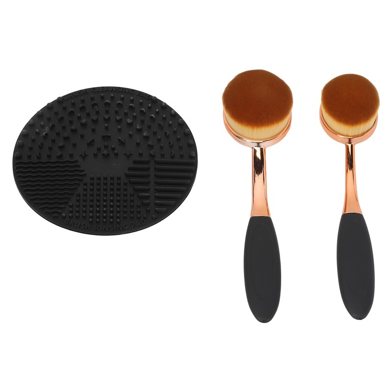 2pcs Sunscreen Applicator Brush Soft Fiber Hair Sunscreen Brush with