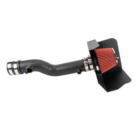 PHILTOP 3" Cold Air Intake Kit System + Heat Shield Compatible with Toyota Tacoma 2016 2017 2018 2019 2020 2021 2022 2023 V6 3.5L, High Performance, Red