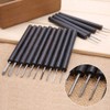 14Pcs Professional Wood Carving Chisel Set DIY Woodworking Olive Nut